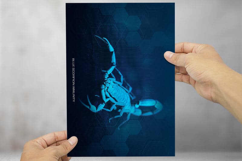 Blue Scorpion Immunity printable PDF prints