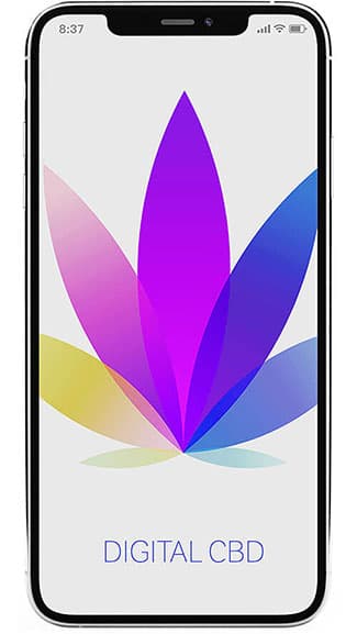 Digital CBD app on Android phone
