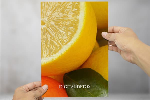 Digital Detox app in four formats
