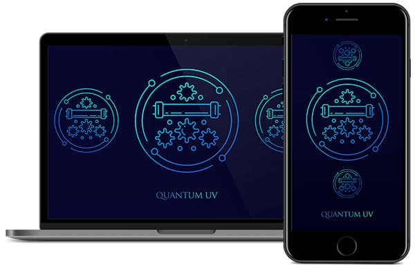Quantum UV quantum resonance app scene