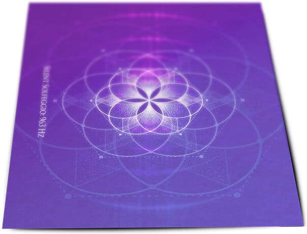 Printable Silent Solfeggio mandala (sample print)
