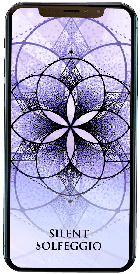Silent Solfeggio Quantum Resonance App on iPhone