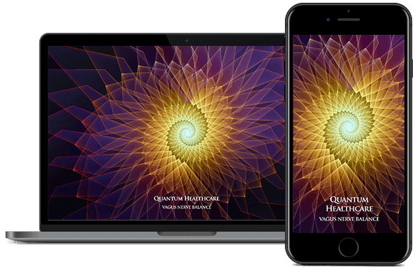 Vagus Nerve Balance app — three device formats