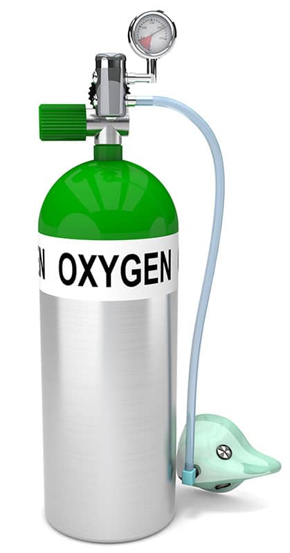 Pure oxygen molecule